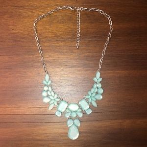 Charming Charlie blue and silver necklace